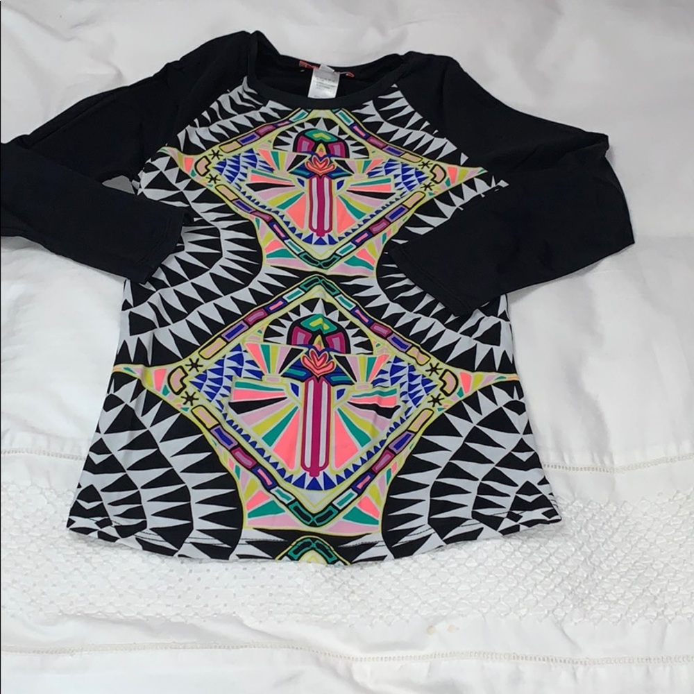 Colorful rash guard